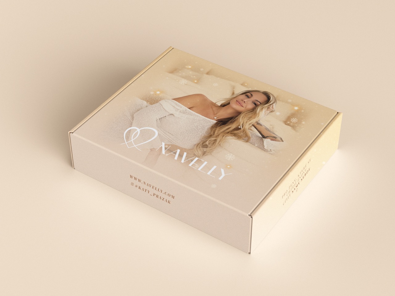 NAVELLY krabice - VÁNOČNÍ mockup